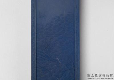 图片[2]-Blue inkstick from a set of  imperially commissioned  “Collective Celebrations of a Myriad Springs” , Qing dynasty, Jiaqing reign (1796-1820)-China Archive